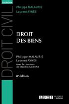 Couverture du livre « Droit des biens (8e édition) » de Philippe Malaurie et Laurent Aynes et Maxime Julienne aux éditions Lgdj
