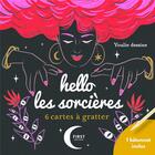 Couverture du livre « Cartes a gratter mini - hello les sorcieres » de  aux éditions First