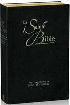 Couverture du livre « La sainte Bible » de John Macarthur et Collectif aux éditions Ste Biblique De Geneve
