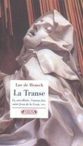 Couverture du livre « La transe » de Luc De Heusch aux éditions Complexe