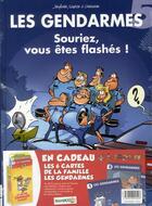 Couverture du livre « Les gendarmes T.5 ; souriez, vous êtes flashés ! » de Christophe Cazenove et David Lunven et Jenfevre et Olivier Sulpice aux éditions Bamboo