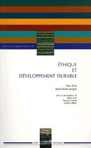 Couverture du livre « Éthique et développement durable » de Droz Yvon aux éditions Karthala