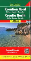 Couverture du livre « Croatie nord istra zagreb slov » de  aux éditions Freytag Und Berndt
