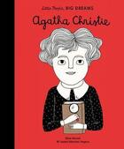 Couverture du livre « Little people big dreams agatha christie » de Sanchez Vegara Isabe aux éditions Frances Lincoln