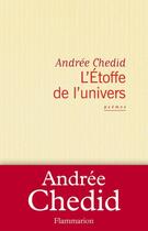 Couverture du livre « L'étoffe de l'univers » de Andree Chedid aux éditions Flammarion