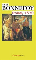 Couverture du livre « Rome, 1630 » de Yves Bonnefoy aux éditions Flammarion