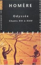 Couverture du livre « Odyssée Tome 3 ; chants XVI à XXIV » de Homere aux éditions Belles Lettres