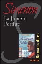 Couverture du livre « La jument perdue » de Georges Simenon aux éditions Omnibus