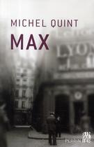 Couverture du livre « Max » de Michel Quint aux éditions Perrin