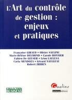 Couverture du livre « L'art du contrôle de gestion : enjeux et pratiques » de Bonnier C. D G F. aux éditions Gualino