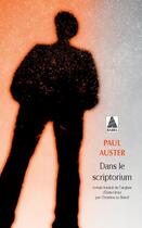 Couverture du livre « Dans le scriptorium » de Paul Auster aux éditions Actes Sud