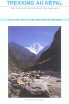 Couverture du livre « Trekking au nepal » de D'Abbundo/Antoine aux éditions Olizane