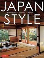 Couverture du livre « Japan style: architecture, interiors, design » de Tada aux éditions Tuttle