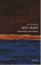 Couverture du livre « HIV/AIDS: A Very Short Introduction » de Whiteside Alan aux éditions Oup Oxford