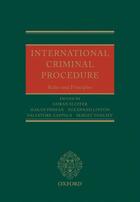 Couverture du livre « International Criminal Procedure: Principles and Rules » de Goran Sluiter aux éditions Oup Oxford