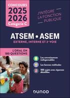 Couverture du livre « Concours ATSEM/ASEM L'oral en 180 questions 2025-2026 » de Corinne Pelletier aux éditions Dunod