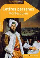 Couverture du livre « Lettres persanes » de Montesquieu aux éditions Belin Education