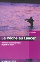 Couverture du livre « La peche au lancer » de Lesueur Patricia aux éditions De Vecchi