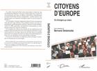 Couverture du livre « Citoyens d'Europe » de  aux éditions La Licorne