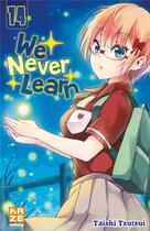 Couverture du livre « We never learn t.14 » de Taishi Tsutsui aux éditions Crunchyroll