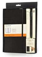 Couverture du livre « Set carnet grand format stylo 0,5 mm » de  aux éditions Moleskine