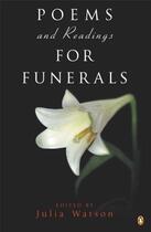 Couverture du livre « Poems And Readings For Funerals » de Watson Julia aux éditions Adult Pbs