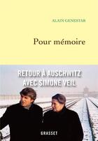 Couverture du livre « Pour mémoire » de Alain Genestar aux éditions Grasset Et Fasquelle