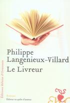 Couverture du livre « Le livreur » de Langenieux-Villard P aux éditions Heloise D'ormesson