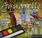 Couverture du livre « Aquarelle (édition 2007) » de Dennis Pendleton aux éditions Editions 365