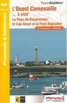 Couverture du livre « L'Ouest Cornouaille... à pied ; le pays de Douarnenez, le Cap Sizun et le Pays Bigouden (édition 2016) » de  aux éditions Ffrp