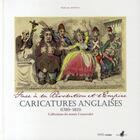 Couverture du livre « Caricatures anglaises (1789-1815) » de Pascal Dupuy aux éditions Paris-musees