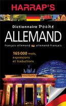 Couverture du livre « Dictionnaire Harrap's poche ; français-allemand/allemand-français (édition 2014) » de  aux éditions Larousse