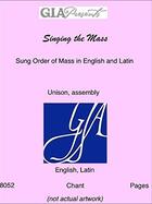 Couverture du livre « Singing the mass ; sung order of mass in english and latin » de  aux éditions Solesmes