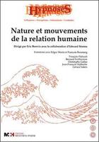 Couverture du livre « Nature et mouvements de la relation humaine » de Eric Bonvin aux éditions Rms