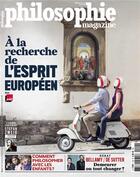 Couverture du livre « Philosophie magazine n 129 a la recherche de l'esprit europeen - mai 2019 » de  aux éditions Philo Revue