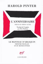 Couverture du livre « L'anniversaire » de Harold Pinter aux éditions Gallimard