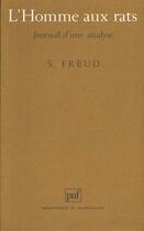 Couverture du livre « L'homme aux rats - journal d'une analyse » de Sigmund Freud aux éditions Puf