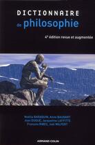 Couverture du livre « Dictionnaire de philosophie (4e édition) » de  aux éditions Armand Colin