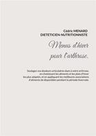 Couverture du livre « Menus d'hiver pour l'arthrose » de Cedric Menard aux éditions Books On Demand