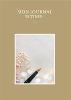 Couverture du livre « Mon journal intime... » de Cedric Menard aux éditions Books On Demand