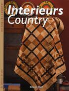 Couverture du livre « Intérieurs country » de Wall Cheryl aux éditions De Saxe