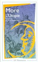 Couverture du livre « L'utopie » de Thomas More aux éditions Flammarion