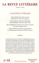 Couverture du livre « Revue litteraire n 48 (la) » de  aux éditions Leo Scheer