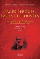 Couverture du livre « Pages perdues, pages retrouvées tome 4-2 » de Michel Laury et Jacques Douilhet aux éditions Amalthee