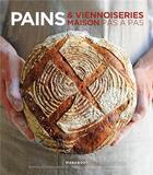 Couverture du livre « Pains & viennoiseries maison pas à pas » de Emmanuel Hadjiandreou et Steve Painter aux éditions Marabout