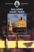Couverture du livre « Balades dans Paris » de Patrick Merienne et J-O Hervet aux éditions Ouest France
