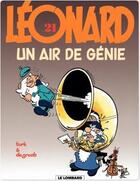 Couverture du livre « Léonard Tome 21 : un air de génie » de Bob De Groot et Turk aux éditions Lombard