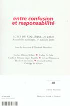 Couverture du livre « REVUE LIBERTE POLITIQUE ; entre confusion et responsabilite » de  aux éditions Francois-xavier De Guibert