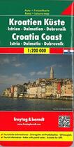 Couverture du livre « Croatia coast » de  aux éditions Freytag Und Berndt