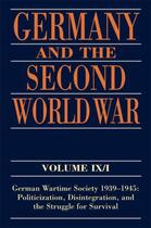 Couverture du livre « Germany and the Second World War: Volume IX/I: German Wartime Society » de Nolzen Armin aux éditions Clarendon Press